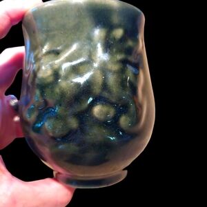 Vintage Foo Dog Lion Glazed Pottery Tea/Saki Cup